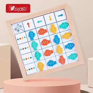 Color Learning Educational Wooden Magnetic Matching Games for Toddlers and Kids W12E197